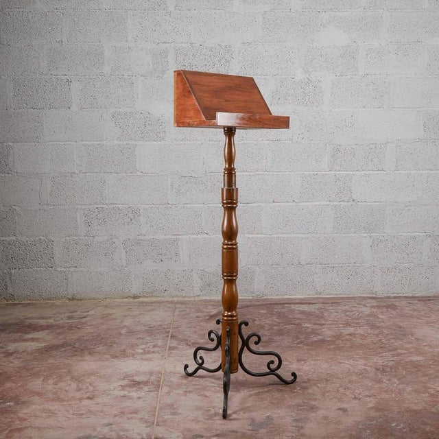 Art Deco Style Lectern in Wood For Sale - Image 3 of 13