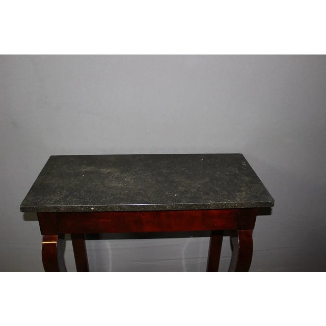 Small 19th Century Restoration Console in Mahogany For Sale - Image 6 of 12