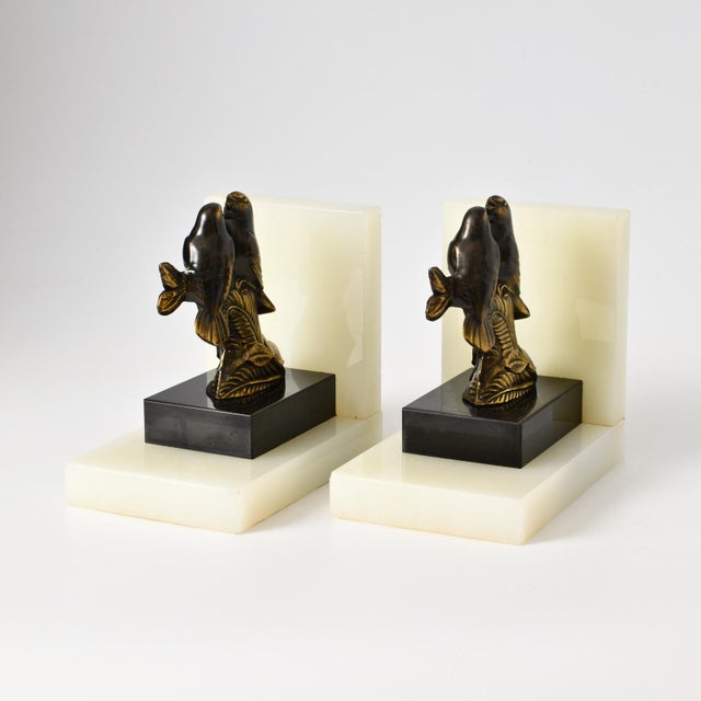 1940s Art Deco Bird Bookends, 1930s, Set of 2 For Sale - Image 5 of 10