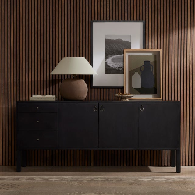Not Yet Made - Made To Order Four Hands Isador Sideboard, Black Wash Poplar For Sale - Image 5 of 12