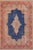 Shabby Chic 1990's Vintage Blue/Pink Wool Rug - 9'10'' X 13'9'' For Sale - Image 9 of 10