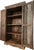Antique Hand-Carved Wood Wardrobe with Carved Doors and Iron Grille, Bali, Indonesia, 1920s For Sale - Image 13 of 18