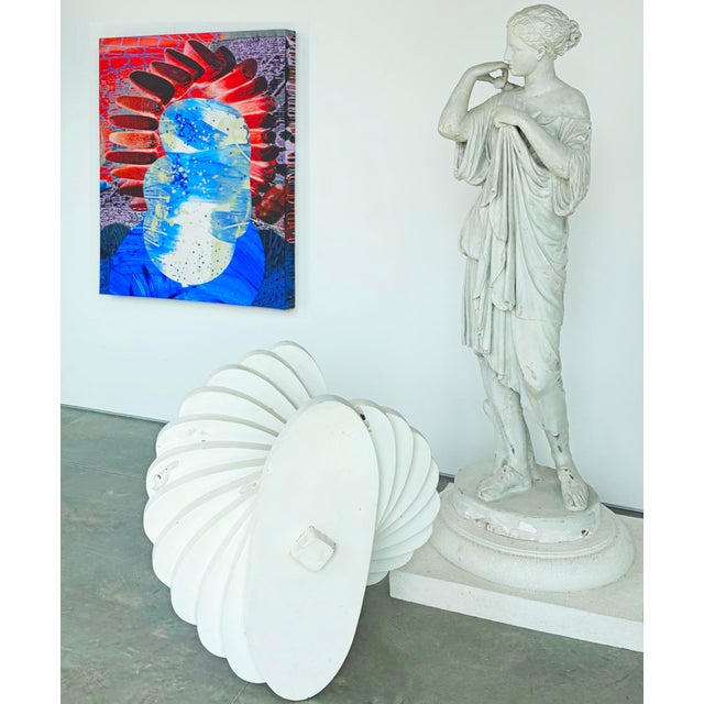 "Coral Crown" by Michael DesRosiers Abstract Mixed-Media on MDF Panel (2022) For Sale In New York - Image 6 of 6
