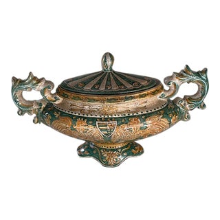 Deruta Majolica Italian Tureen For Sale