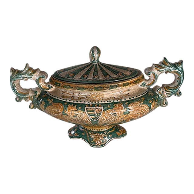 Deruta Majolica Italian Tureen For Sale