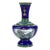 Antique Cloisonne Vase With Landscape Scene & Floral Elements C1920 For Sale
