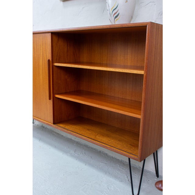 Brown Mid-Century Danish Teak Sideboard from WK Möbel, 1960s For Sale - Image 8 of 16