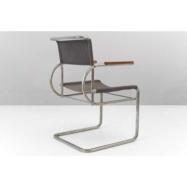 Dutch Cantilever Armchair by Marcel Breuer, 1935 For Sale - Image 5 of 13