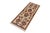 Shabby Chic Shabby Chic Ziegler Beige/Red Wool Runner Rug- 2'2'' X 5'0'' For Sale - Image 3 of 10