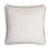 Happy Pillow Soft Velvet Cushion with Fringe White-White by Lorenza Briola for Lo Decor For Sale