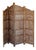 Vintage Handcrafted Wood Screen; Room Divider For Sale - Image 4 of 12