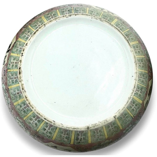 Antique Chinese Famille Rose Medallion Covered Box Double Bowl 11” For Sale In Atlanta - Image 6 of 15