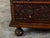 English Late 18th Century Oak Box with Faux Drawers, Handles and Carved Scrolls For Sale - Image 3 of 12