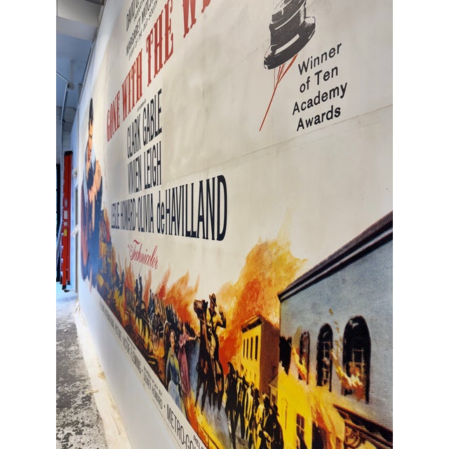 Gone With the Wind R61 24-Sheet Billboard Movie Poster Restored/on Linen 100" X 227" For Sale In New York - Image 6 of 12