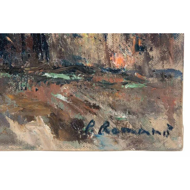 Contemporary Pino Romanò, An Afternoon in Piazza del Popolo, Oil Painting, 1990s For Sale - Image 3 of 5