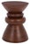 Ignacio Round Accent Table in Walnut For Sale In Philadelphia - Image 6 of 6
