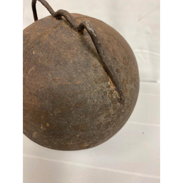 1900 - 1909 Antique Iron Bouy For Sale - Image 5 of 6