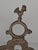 Antique Moroccan Jewish Hanukkah Menorah Lamp | 19th C North African Cast Brass For Sale - Image 9 of 11