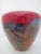 Hand blown studio art glass vase by celebrated American glass artist, Michael Nourot (1949 -2015), purchased from the...