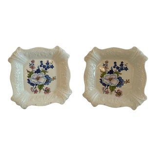 Pair of Decorative English Plates From 1850 For Sale
