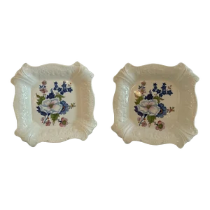 Pair of Decorative English Plates From 1850