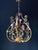 Iron and Ceramic Chandelier, 1960s For Sale - Image 12 of 12