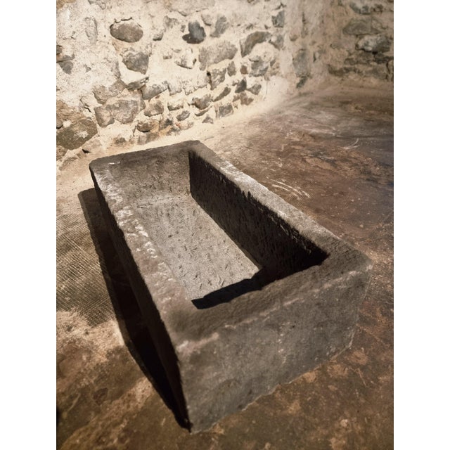 Antique 19th Century Volvic Stone Trough, France For Sale - Image 4 of 16
