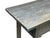 Distressed Rough Grain Fade Black Rectangular Pedestal Foyer Side Table For Sale - Image 4 of 7
