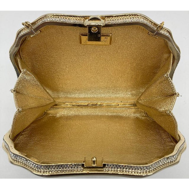 Vintage Judith Leiber Stick Figure Floral Print Minaudiere For Sale In Philadelphia - Image 6 of 8