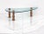 1960s Arthur Court Biomorphic Glass Tassel Coffee Table For Sale - Image 5 of 7