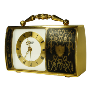 1970 Uti Swiza Music Box Alarm Clock, Made in Swiss