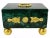 Exquisite Early 20th Century Antique Malachite, Green & Gilt Metal Table Box! Table Box, Green Malachite & Gilt Metal,...