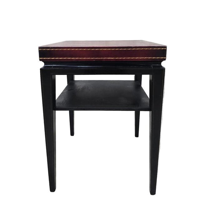 Tommi Parzinger Mid 20th Century Hollywood Regency Model 3303 Side Table Attributed to Tommi Parzinger for Charak - Pair For Sale - Image 4 of 8