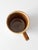 Cream Vintage 1970s Brown Tan and Cream Ceramic Coffee Mug For Sale - Image 8 of 12
