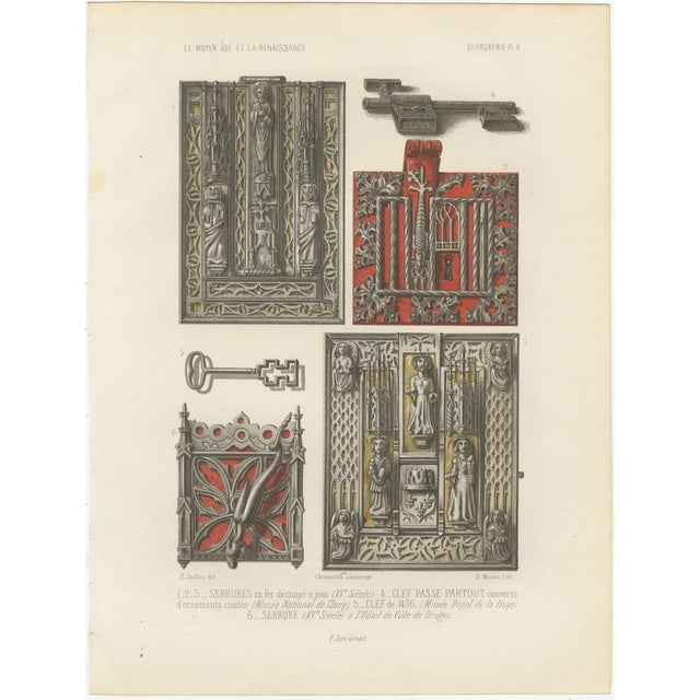 Ferdinand Séré, Pierced Iron Locks and a Master Key, 1851 ...