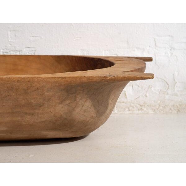 Antique Wabi-Sabi Wooden Bowl For Sale - Image 5 of 10