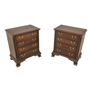 Pair Henkel Harris Mahogany Model 116 Nightstands For Sale
