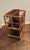 Beautiful mid-century modern bamboo bar cart with one shelf and a magazine rack. Removable top tray is ideal for drinks or...
