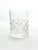 1980s Vintage Crystal Cocktail Old Fashioned Tumbler Glasses, Fan & X Cuts - Set of 4 For Sale - Image 4 of 7