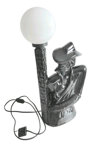 Vintage Table Lamp with Ceramic Figure by Buthe, 1986