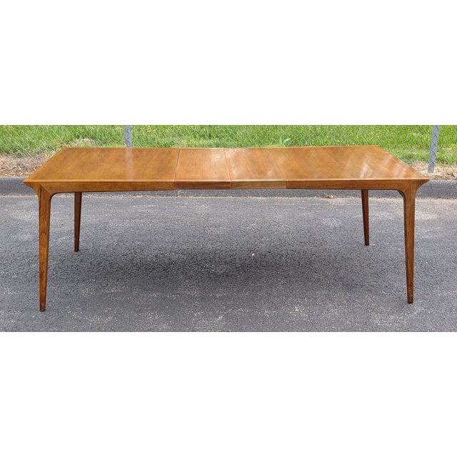 John Van Koert for Drexel Profile Mid Century 10 Person Dining Table For Sale In Washington DC - Image 6 of 18