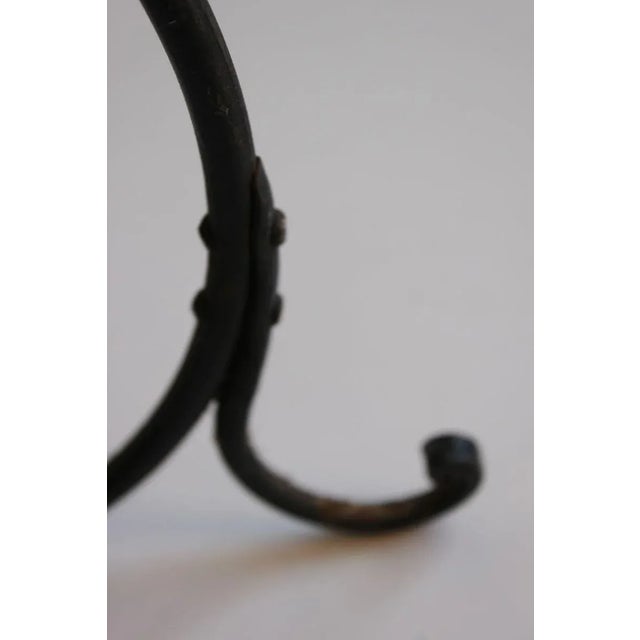 Large Wrought Iron Floor Candelabra, 1950s For Sale - Image 10 of 18