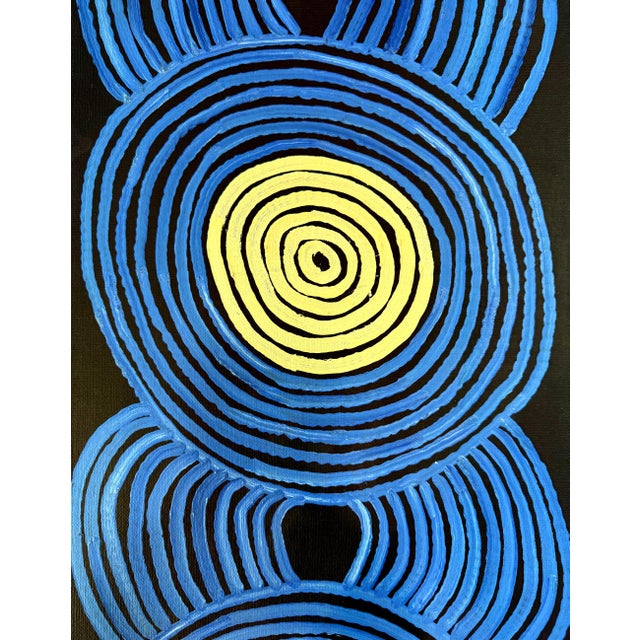 Triptych Australian Aboriginal Paintings Tingari Ronnie Tjampitjinpa For Sale In Atlanta - Image 6 of 18