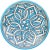 One-of-a-kind antique handcrafted and glazed Moroccan ceramic plate. Featuring an elaborate hand-painted blue and white...