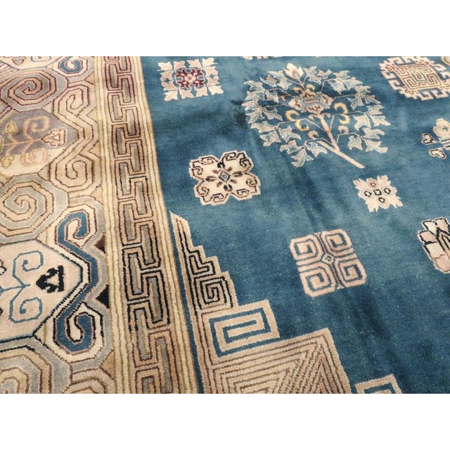 Galerie Shabab Collection Mid-20th Century Chinese Khotan Style Rug For Sale - Image 4 of 9