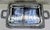 Late 20th Century Vintage Mexican Pewter Rope Border Handled Serving Tray Set, Large Rectangular & Small Square Trays For Sale - Image 5 of 9