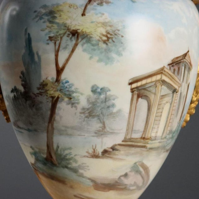 Ceramic Sèvres Porcelain Vases, Set of 2 For Sale - Image 7 of 13