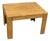 Modernist Butcher-Block Oak Side Table, Vintage For Sale