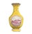 Ceramic Large Hexagonal Yellow Baluster Vase by United Wilson, 1980s For Sale - Image 7 of 13