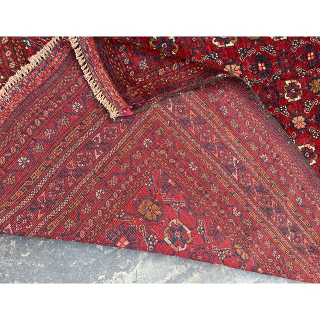 Vintage Turkmen Tribal Rug - 6'4 X 9'2 For Sale - Image 9 of 9